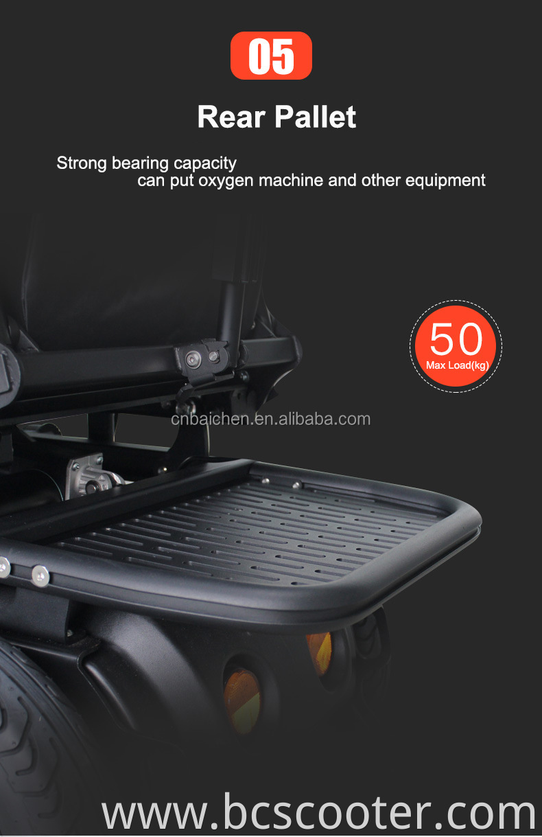 Heavy Duty Off Road Durable Strong Powerful Folding Electric Conversion Kit Manual Wheelchair